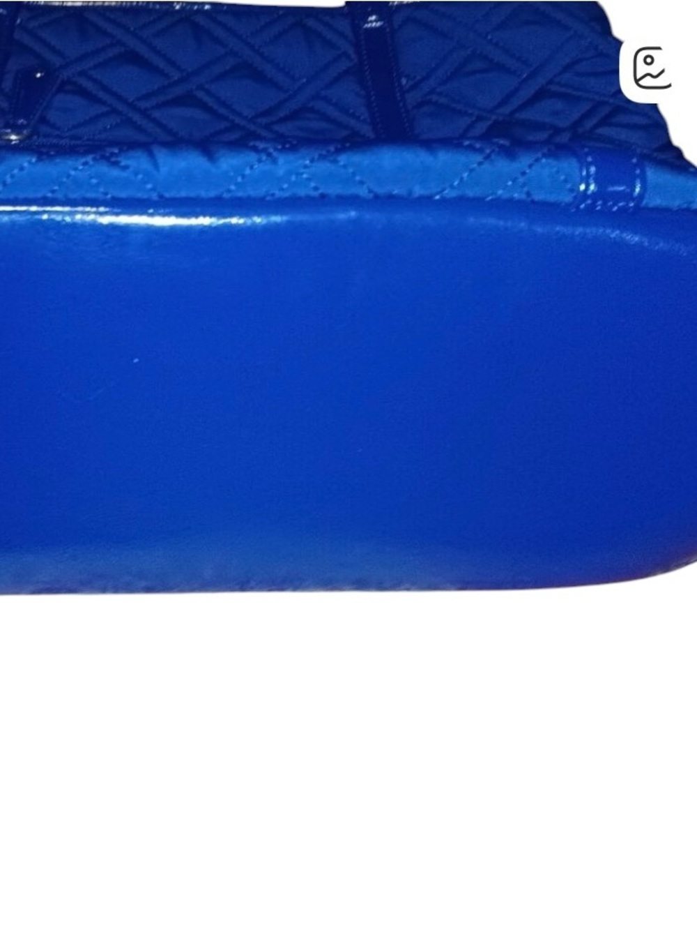 Vera Bradley Royal Blue Quilted Tote - Picture 6 of 8